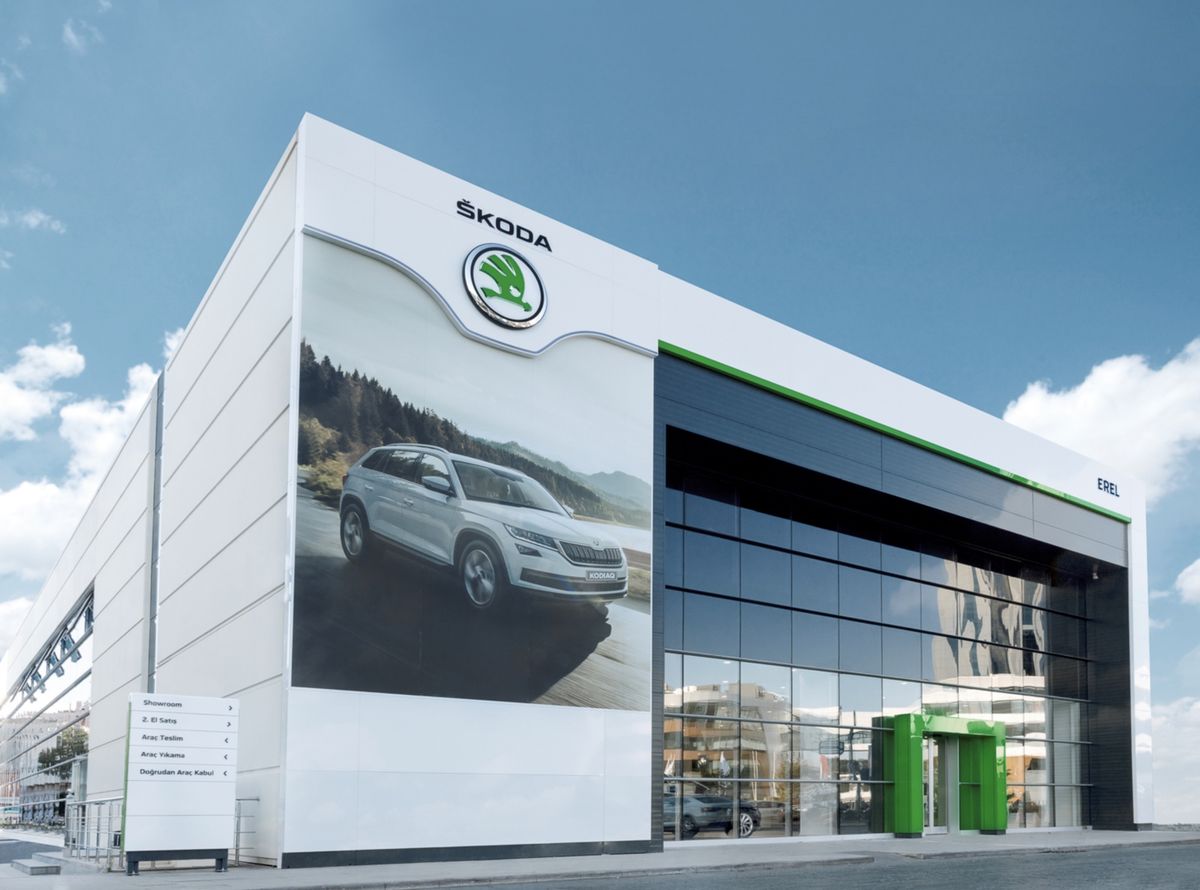 Skoda Erel Bostancı Showroom, Automotive, Furkan Uyan